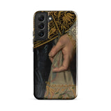 Young Woman - Nicolaes Pickenoy Phone Case Samsung Galaxy S22 Plus / Gloss Black Phone Case Detailed Print Ornate Gold-embroidered