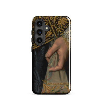 Young Woman - Nicolaes Pickenoy Phone Case Samsung Galaxy S24 / Gloss Phone Case Detailed Classical Painting Ornate Gold-embroidered