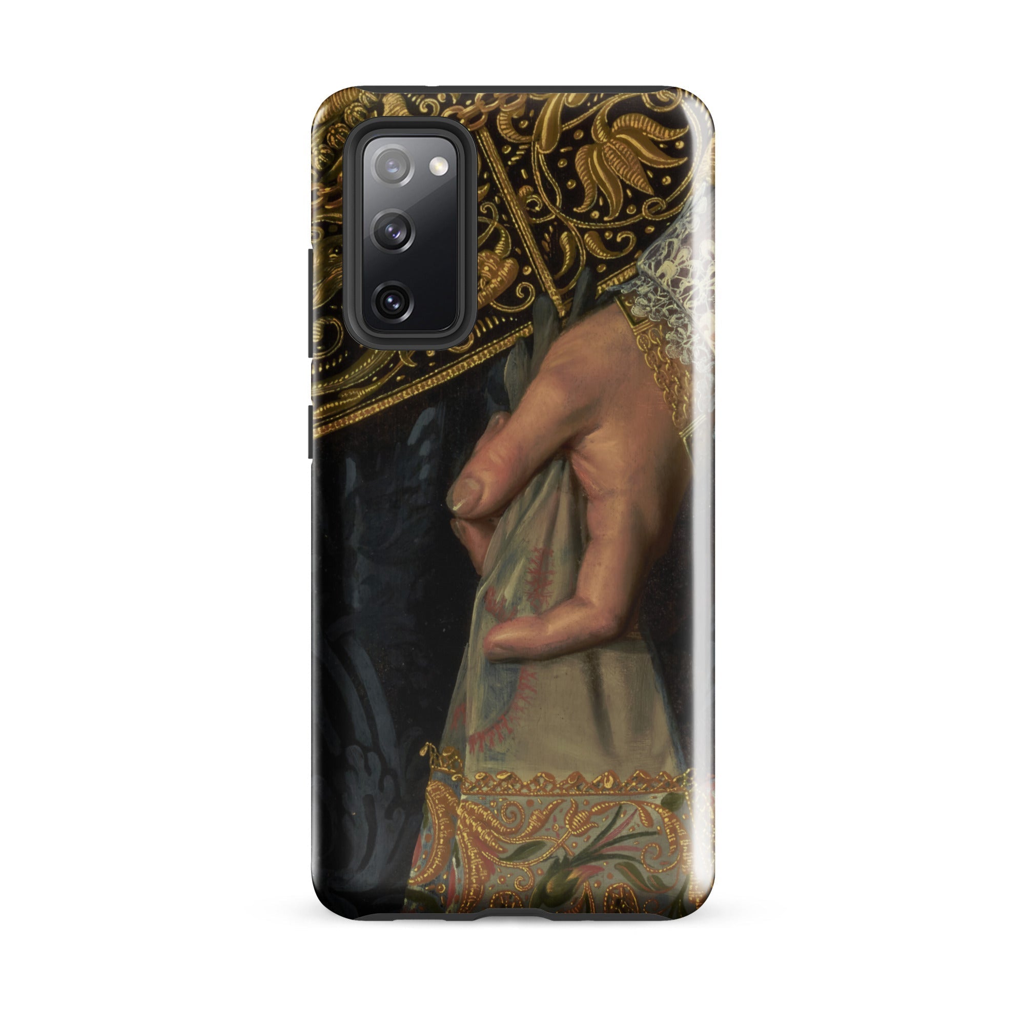 Young Woman Nicolaes Pickenoy Samsung Case, Galaxy S20 Fe / Gloss, Smartphone Case Classical Painting Hand Fabric Elaborate Gold