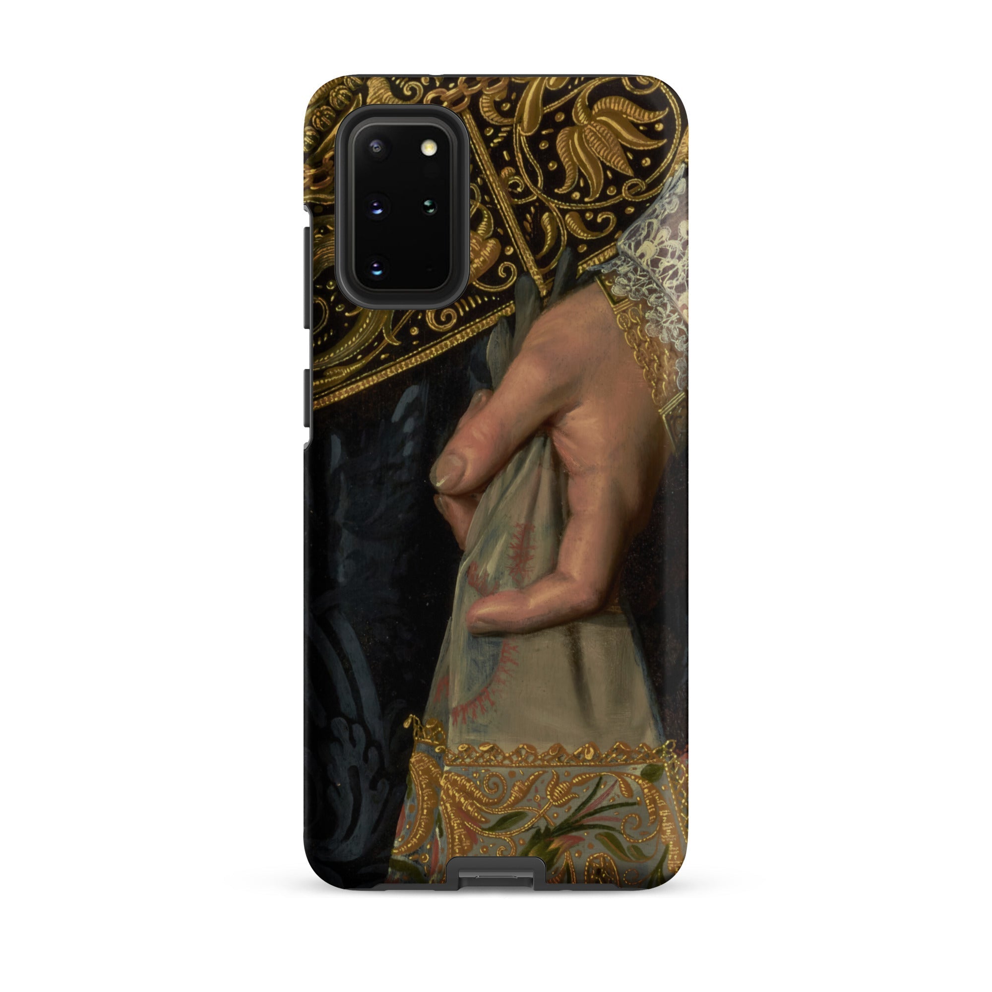 Young Woman Nicolaes Pickenoy Samsung Case, Galaxy S20 Plus / Matte, Smartphone Case Classical Painting Hand Fabric Ornate Gold