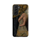 Young Woman - Nicolaes Pickenoy Samsung Case, Galaxy S21 Fe / Matte, Smartphone Case Detailed Painting Hand Fabric Elaborate Gold