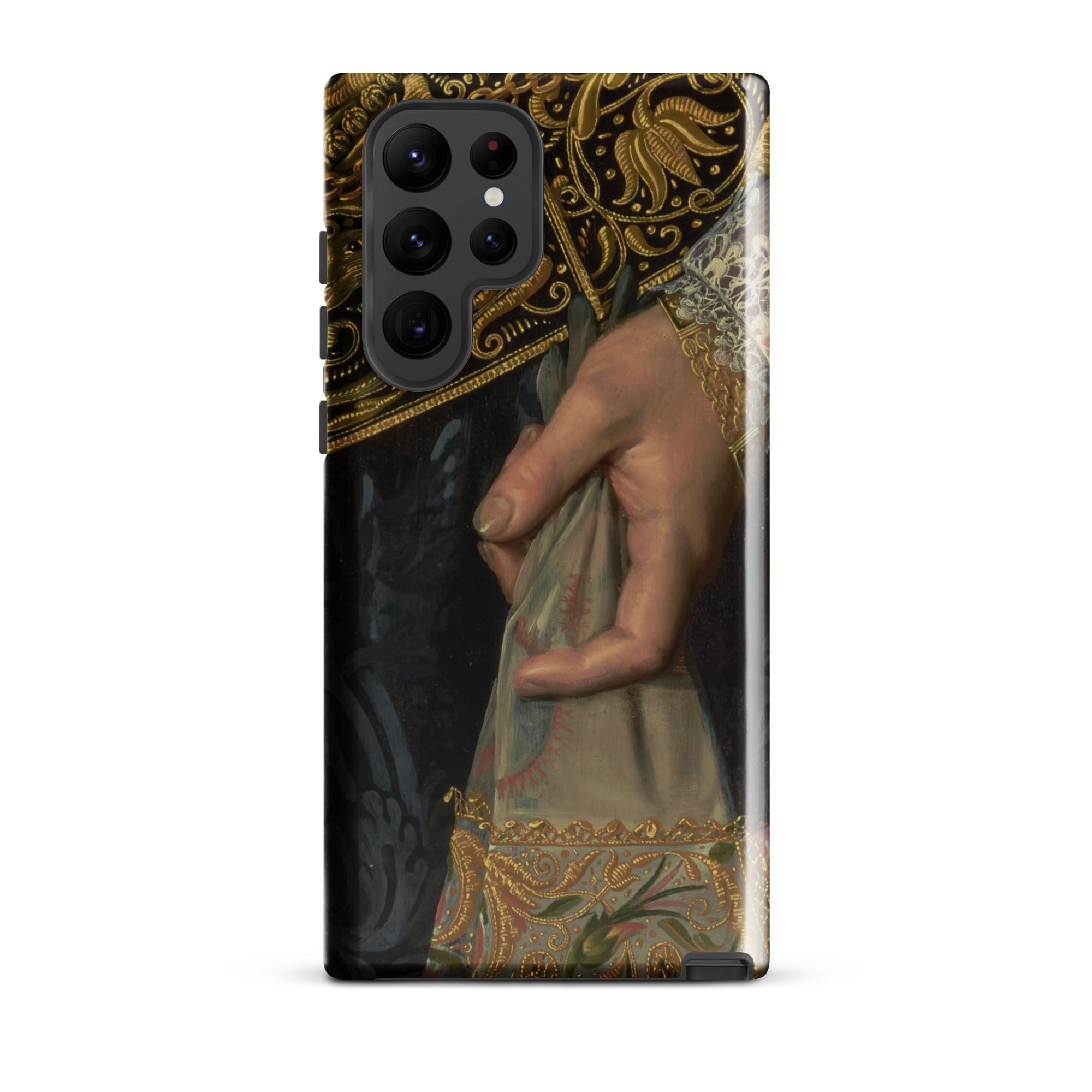 Young Woman Nicolaes Pickenoy Samsung Case, Galaxy S22 Ultra / Gloss, Smartphone Case Detailed Painting Hand Fabric Adorned Intricate