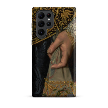 Young Woman - Nicolaes Pickenoy Samsung Case, Galaxy S22 Ultra / Matte, Smartphone Case Classical Painting Ornate Gold-embroidered Design