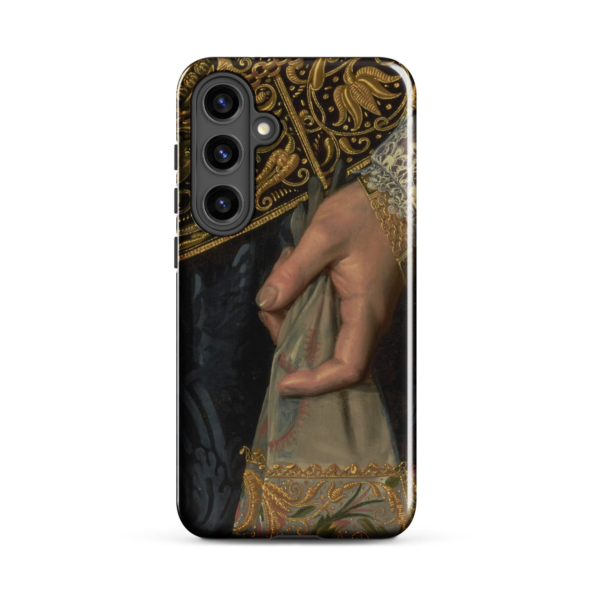 Young Woman Nicolaes Pickenoy Samsung Case, Galaxy S24 Plus / Gloss, Smartphone Case Classical Painting Hand Fabric Ornate Gold