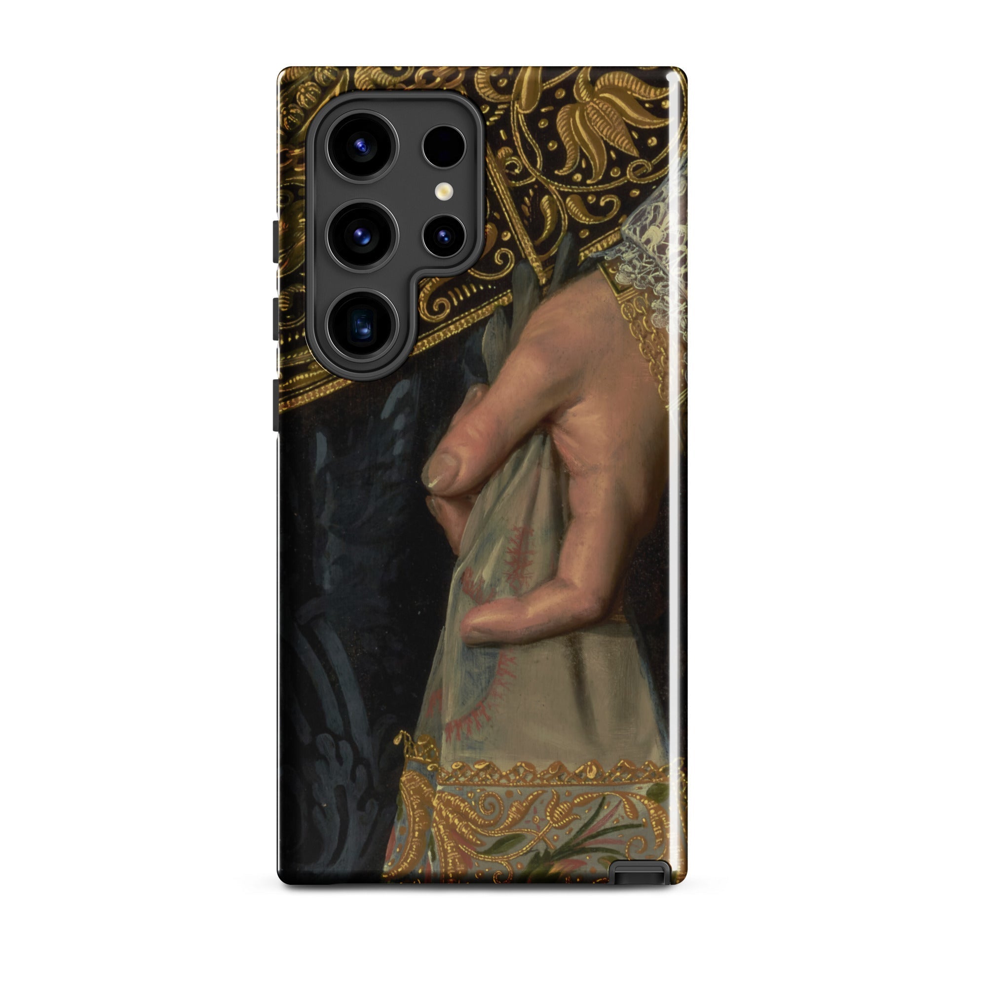 Young Woman Nicolaes Pickenoy Samsung Case, Galaxy S24 Ultra / Gloss, Smartphone Case Classical Painting Ornate Sleeve Hand