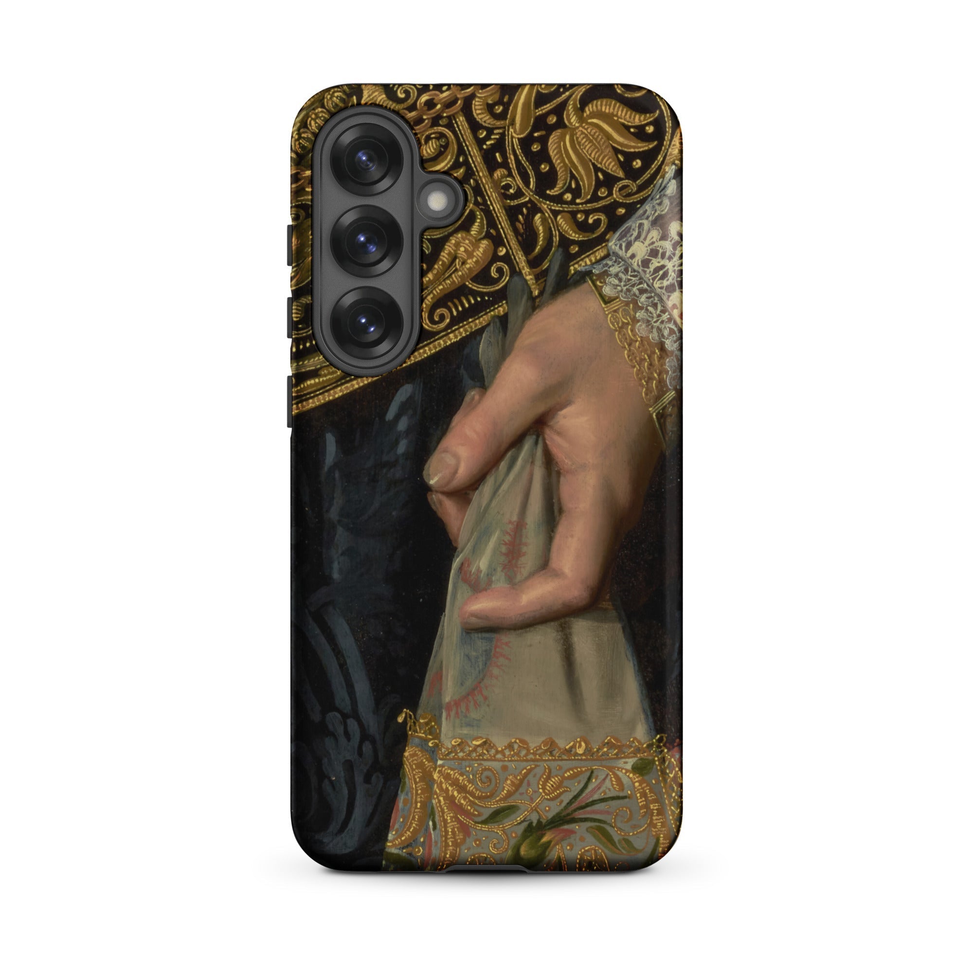 Young Woman Nicolaes Pickenoy Samsung Case, Galaxy S25 Plus / Matte, Black Smartphone Case Detailed Classical Painting Hand Fabric