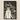 Black-framed Artwork Stylized White Figure Antler-like Hair Dark Aubrey Vincent Beardsley, Young Woman’s Profile Wavers, Obsessive Hand Line