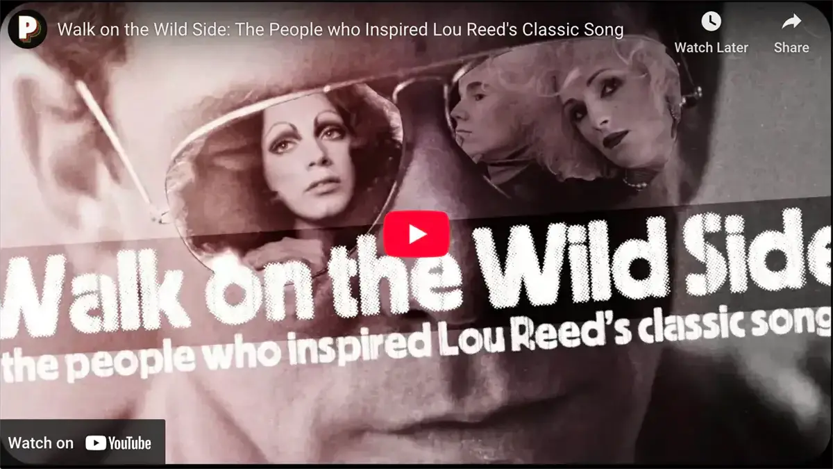 YouTube video thumbnail featuring Gay Pop Art’s queer subversion with David Hockney and Andy Warhol