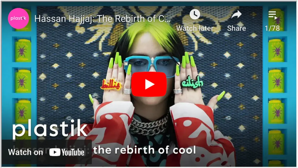 YouTube video thumbnail featuring Maximalist Art by Liza Lou and Sanford Biggers