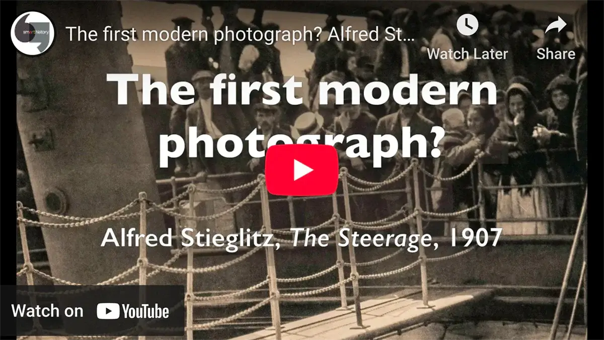 YouTube video thumbnail of Alfred Stieglitz collection featuring Lake George views