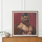 Zaddy Bear - Gay Muscle Daddy Art Print