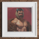 Zaddy Bear - Gay Muscle Daddy Art Print Posters Prints & Visual Artwork