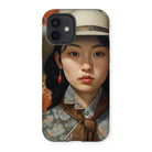 Zhi - Chinese Sapphic Cowgirl Art Iphone Case - 12 / Matte