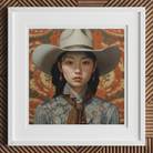 Zhi - Lesbian Chinese Cowgirl Art Print