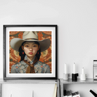 Zhi - Lesbian Chinese Cowgirl Art Print