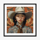 Zhi - Lesbian Chinese Cowgirl Art Print