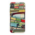 Zig Zag Vintage Railway Illustration Iphone Case, x / Matte, Phone Case Vintage Train Railway Car Illustrations Colorful