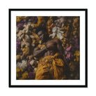 Zonked - Lowbrow Queer Black Punk Art Print, Collection Plush Teddy Bears Yellow White Purple Colors